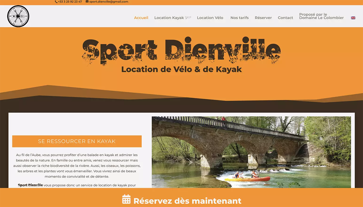 Aperçu du site Sport Dienville